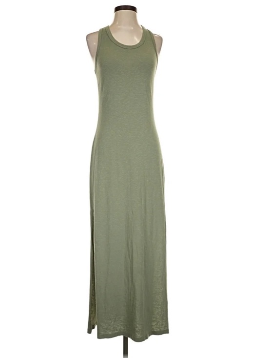 Anthropologie Dresses & Skirts - Anthropologie Sundry Casual Olive Green Sleeveless Tank Maxi Dress
